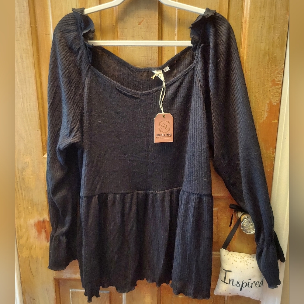 Grace and Emma Long Sleeve Blouse